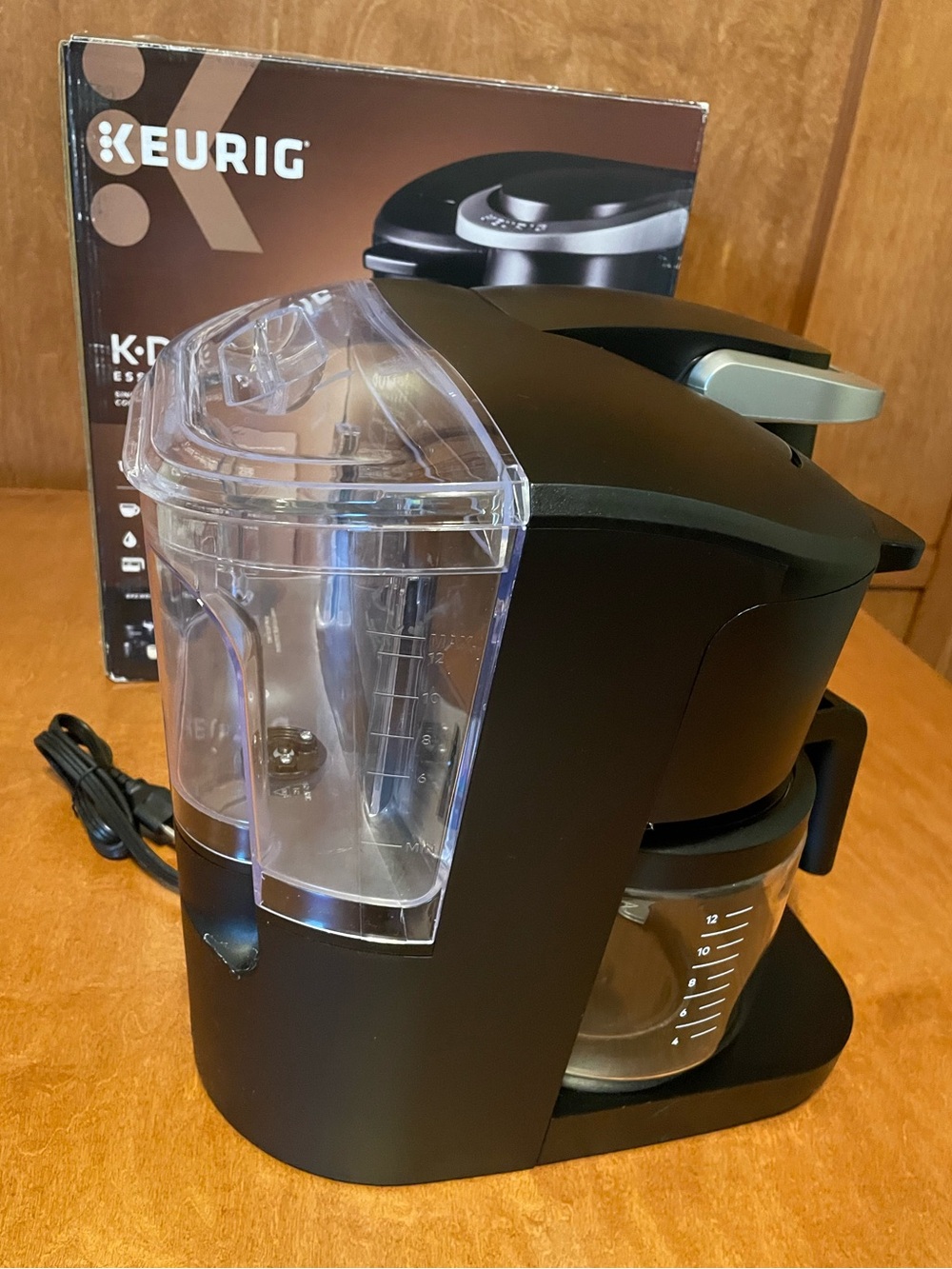 Keurig K Duo Essentials - Black 2-in-1 Single Serve and Carafe Coffee Maker - Picture 8 of 16